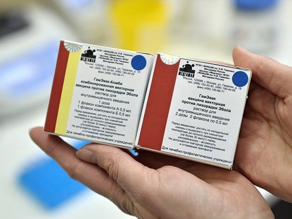 Vắcxin Ebola thử nghiệm của Nga. (Nguồn: Sputnik)