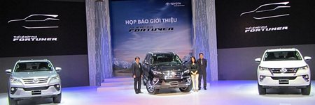 Buổi lễ ra mắt Toyota Fortuner 2017. (Ảnh: Minh Anh/Vietnam+)