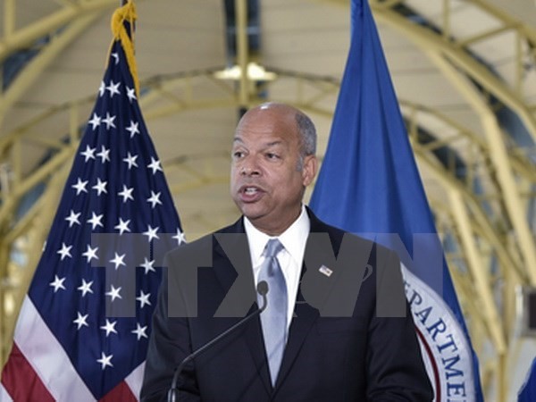 Bộ trưởng An ninh nội địa Mỹ Jeh Johnson. (Ảnh: AFP/TTXVN)