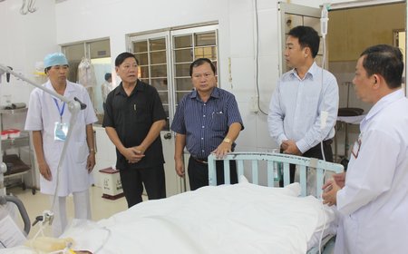 Sự quan tâm, chăm sóc của lãnh đạo Tỉnh ủy, UBND tỉnh là nguồn động viên lớn để bệnh viện hoàn thành tốt nhiệm vụ chuyên môn mình...