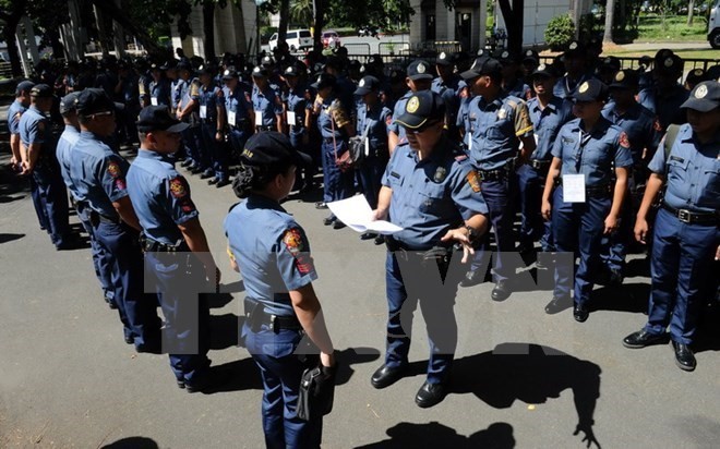 Cảnh sát Philippines. (Nguồn: AFP/TTXVN)
