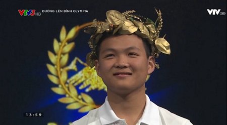 Hà Việt Hoàng đã giành chiến thắng trong cuộc thi Quý II Đường lên đỉnh Olympia năm thứ 17