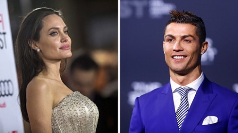Angelina Jolie và Cristiano Ronaldo.
