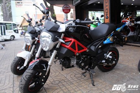 Xe Moto Ducati mini chạy Xăng pha nhớt tại TP HCM  xedientreemnet