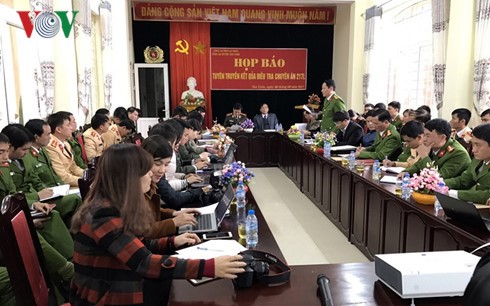 Công an huyện Tân Uyên tổ chức họp báo thông báo kết quả chuyên án 217L