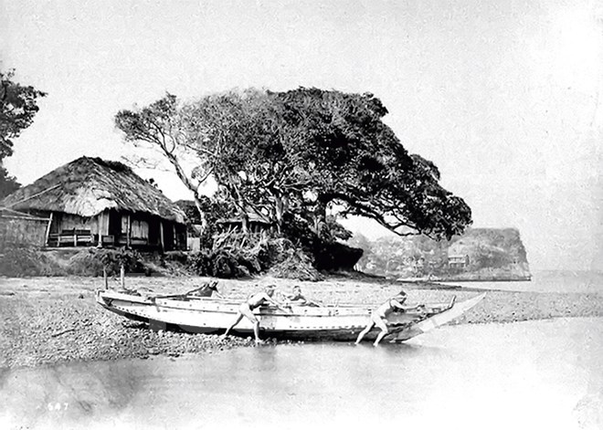 Cảnh lao động ở ngôi làng Sakaiminato (1897). (Ảnh: KTS Đoàn Bắc cung cấp)