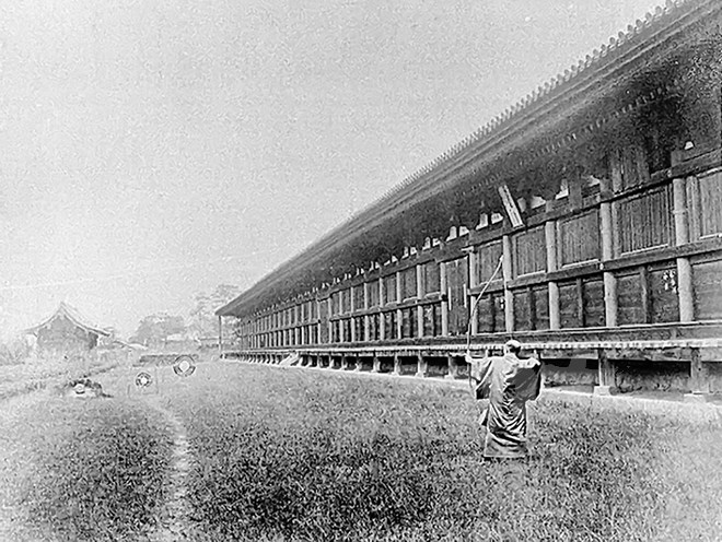 Cố đô Kyoto (1880). (Ảnh: KTS Đoàn Bắc cung cấp)