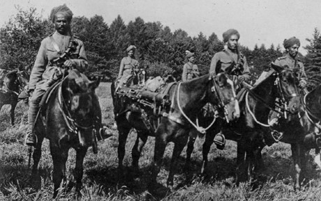 Kỵ binh Ấn Độ thuộc lục quân Anh.