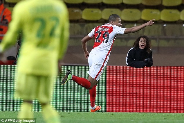 Kylian Mbappe đang chơi cho Monaco và là cầu thủ đáng gờm của U20 Pháp