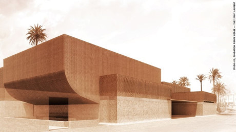 Nằm gần Tử Cấm Thành, trung tâm nghệ thuật Guardian rộng hơn 6.200 m2 có diện mạo hoàn toàn mới nhờ bàn tay của các kiến trúc sư của hãng Buro Ole Scheeren 