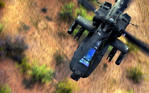 Trực thăng Apache được giới thiệu và chính thức đưa vào biên chế của quân đội Mỹ vào tháng 4/1986. Chiến siêu trực thăng này hiện do hãng Boeing chế tạo. Ảnh: Quân đội Mỹ