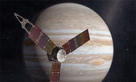 Tàu vũ trụ “Tương đối”- theo lý thuyết phải đạt tới 300.000 km/giây. Còn trong ảnh là Juno- tàu vũ trụ nhanh nhất hiện nay có thể tăng tốc ở mức 265.000 km/h.