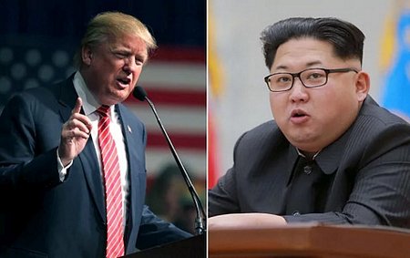 Kiềm chế là điều Tổng thống Mỹ Donald Trump (trái) rất cần trong cách hành xử với Triều Tiên. Ảnh: Reuters