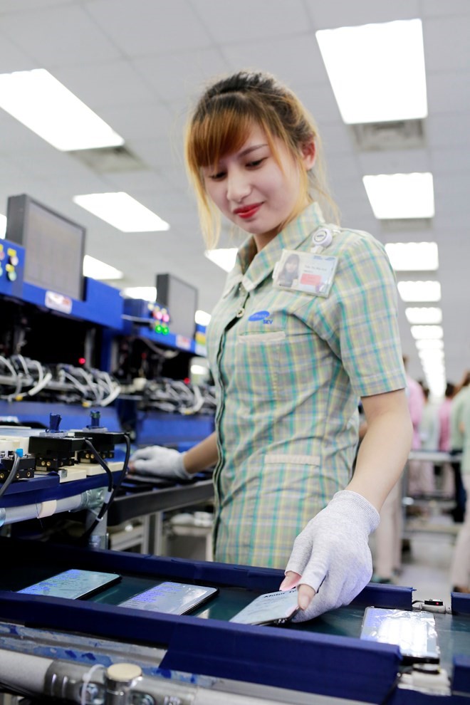 ​Tại Samsung Điện tử Thái Nguyên có 62.000 công nhân làm việc.