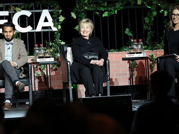 Cựu Ngoại trưởng Mỹ Hilary Clinton tại Liên hoan phim Tribeca. (Nguồn: Getty Images)