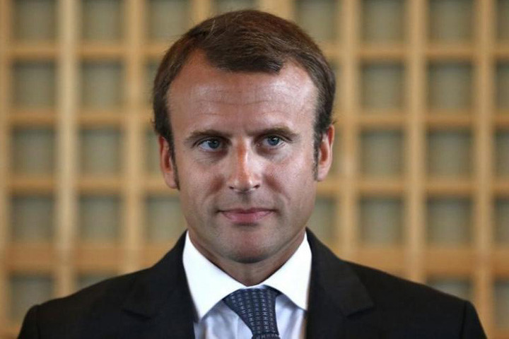 Ngày 6/4/2016, Emmanuel Macron tổ chức một buổi mít tinh lớn tại Paris để ra mắt phong trào “En Marche” (Tiến bước) do ông sáng lập. Ảnh: document.no.