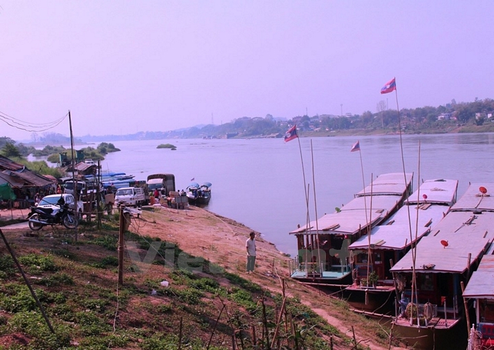 Sông Mekong. (Ảnh: Hùng Võ/Vietnam+)