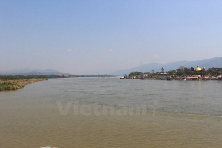 Sông Mekong. (Ảnh: Hùng Võ/Vietnam+)