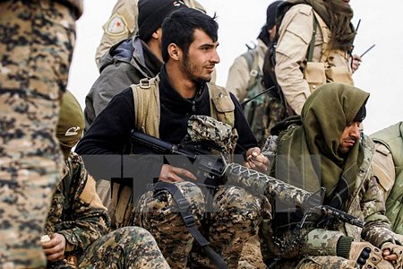 Chiến binh người Kurd ở Syria. (Nguồn: AFP/TTXVN)