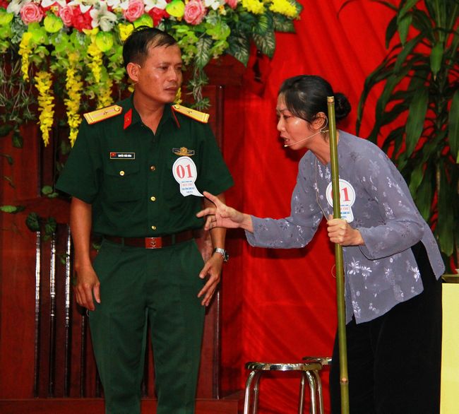  Tiết mục dự thi của Bộ Chỉ huy Quân sự tỉnh được đánh giá cao.