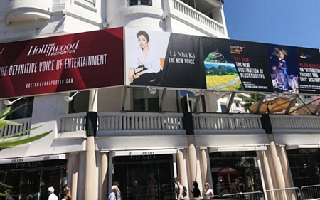 Pano Lý Nhã Kỳ tại Cannes.