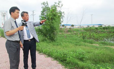 Doanh nghiệp Hàn Quốc đến tìm hiểu môi trường đầu tư tại Khu công nghiệp Hòa Phú (Long Hồ).
