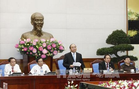 Thủ tướng Nguyễn Xuân Phúc phát biểu. Ảnh: Thống Nhất/TTXVN