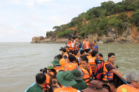 Phóng viên tham gia các chuyến thực tế tuyên truyền biển, đảo Tây Nam