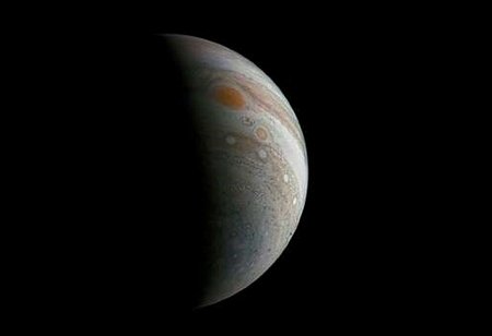 Tàu thăm dò Juno tiếp cận thành công siêu bãoGreat Red Spot. (Nguồn: Phys.org)