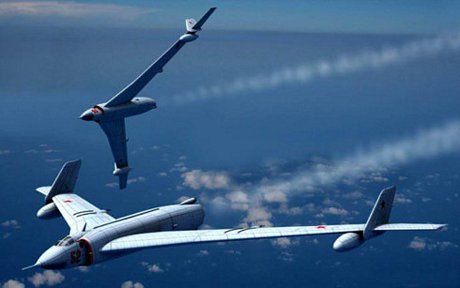 Ảnh đồ họa Ilyushin Il-52 với thiết kế flying-wing không có cánh đuôi. (Ảnh: Topwar)