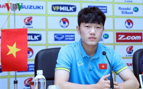 Xuân Trường dự đoán U22 Việt Nam sẽ có trận đấu rất khó khăn trước Tuyển các ngôi sao K-League (Ảnh: Minh Hoàng).