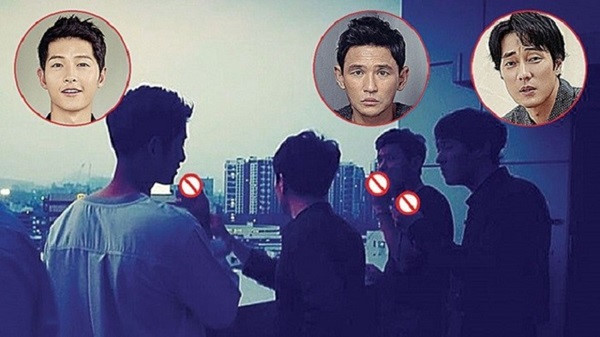Lộ hình ảnh Song Joong Ki phì phèo thuốc lá: Đạo diễn Ryoo Seung-wan đã đăng tải một bức ảnh hậu trường phim ‘The Battleship Island. Hình ảnh Song Joong Ki và các thành viên sản xuất đang cùng nhau hút thuốc trên sân thượng khiến fan bất ngờ. (Datviet)