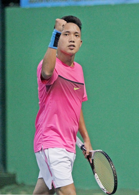 Tay vợt Quang Nhật của Hà Nội.