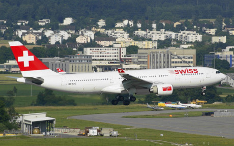 Hãng hàng không quốc tế Thụy Sĩ SWISS INTERNATIONAL AIRLINE áp mức giá 5.000 USD cho vé từ New York tới Zurich