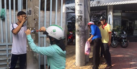 Ngay lễ ra quân Tháng Thanh niên năm 2017, ĐVTN Thành Đoàn Vĩnh Long đã thực hiện công trình thanh niên bóc xóa, tháo gỡ các bảng quảng cáo, tờ rơi dán sai quy định.
