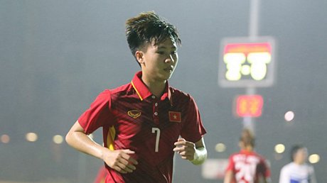 Tuyết Dung được đánh giá là tài năng nữ xuất sắc của bóng đá Việt Nam hiện nay. Ảnh: FIFA.
