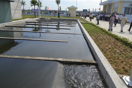 Nhiều khu- tuyến công nghiệp được đầu tư nhà máy xử lý nước thải.