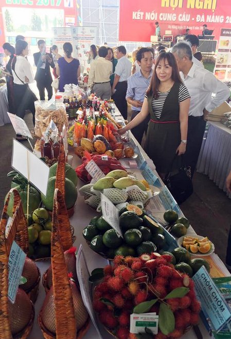 Nhiều sản phẩm nông sản Vĩnh Long được người dân Đà Nẵng ưa thích.