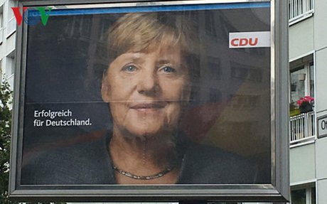 Áp phích tranh cử cử đảng CDU.