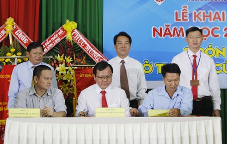 Trường CĐ Nghề Vĩnh Long ký biên bản ghi nhớ hợp tác với  doanh nghiệp