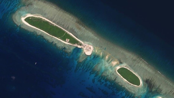 Đảo Bắc, thuộc quần đảo Hoàng Sa của Việt Nam, hiện bị Trung Quốc chiếm đóng trái phép. Ảnh: Reuters. 