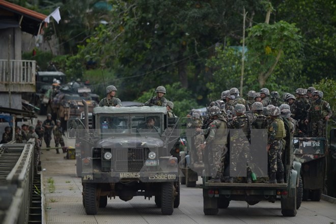 Các binh sỹ Philippines. (Ảnh: AFP/TTXVN)