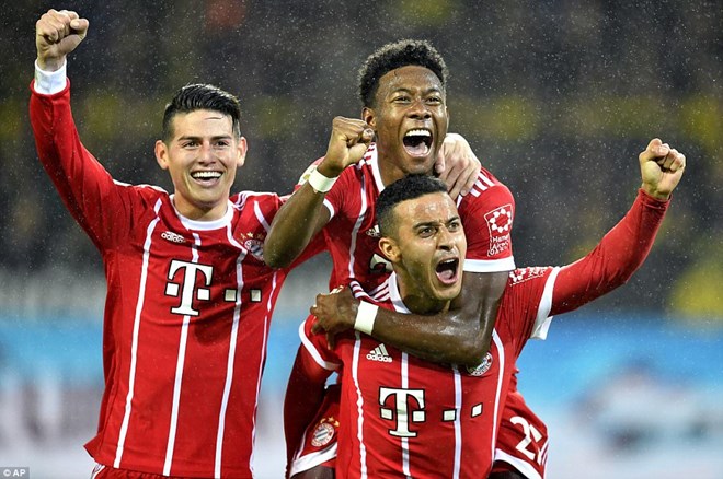 Bayern tiếp tục thăng hoa. (Nguồn: AP)