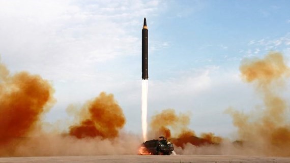 Một vụ thử tên lửa của Triều Tiên trong tháng 9/2017
