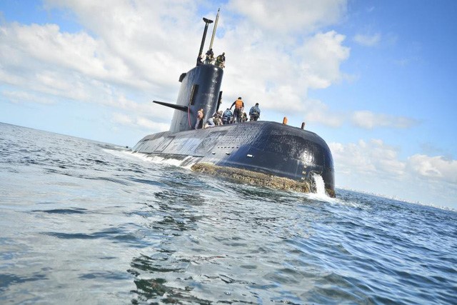 Tàu ngầm ARA San Juan (Ảnh: EPA)