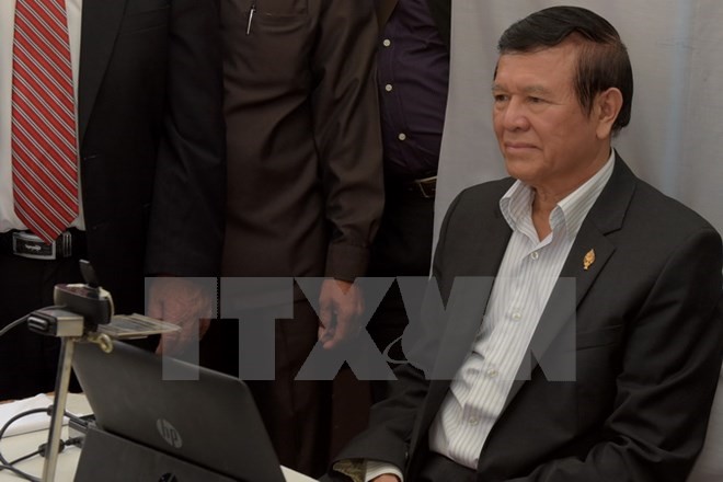 Ông Kem Sokha tại Phnom Penh, Campuchia ngày 5/10/2016. (Nguồn: AFP/TTXVN)