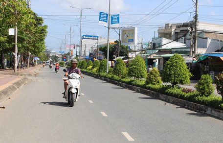 Sau khi được đầu tư nâng cấp, chợ thị trấn Tam Bình sẽ khang trang hơn.