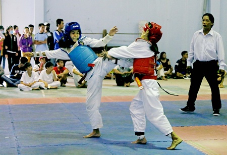 Taekwondo- môn thể thao của Vĩnh Long được đầu tư phát triển tốt đến các địa phương vùng sâu (ảnh) và qua đó hiện nay Vĩnh Long có 3 võ sĩ giành huy chương thế giới.