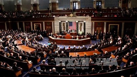 Toàn cảnh một phiên họp Quốc hội Mỹ ở Washington DC. Ảnh: Washington Examiner/TTXVN