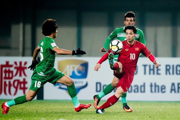 Tại vòng tứ kết, U23 Việt Nam đọ sức với U23 Iraq, đội bóng mạnh hơn rất nhiều.